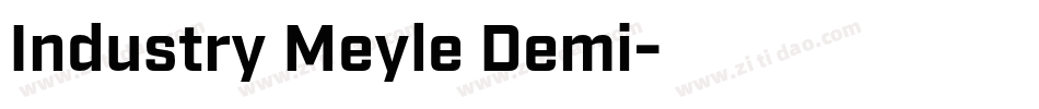 Industry Meyle Demi字体转换